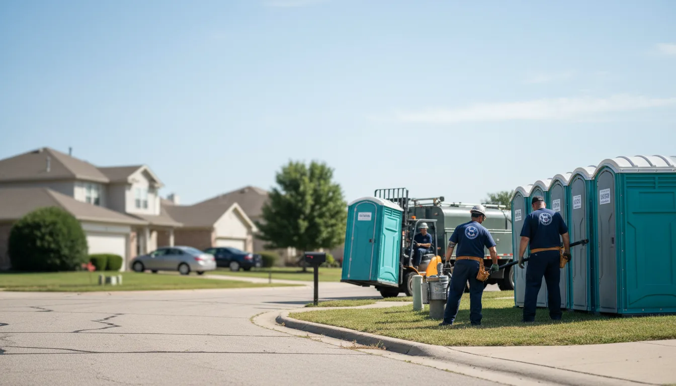 Porta Potty Rental in Waterflow, NM near me
